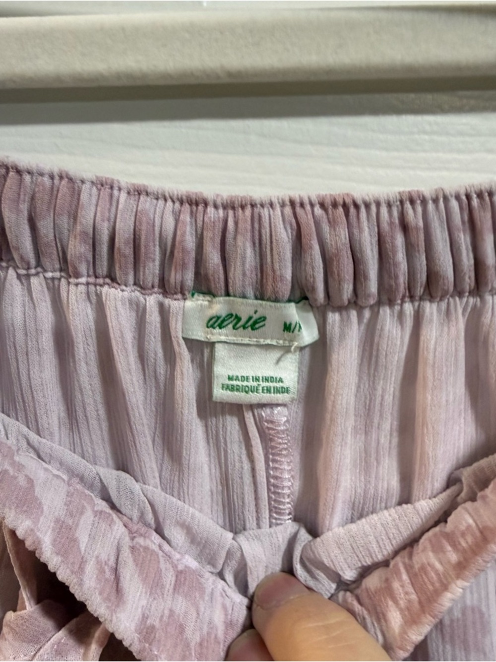 aerie Pale Pink Tiered Maxi Skirt - Picture 3 of 3